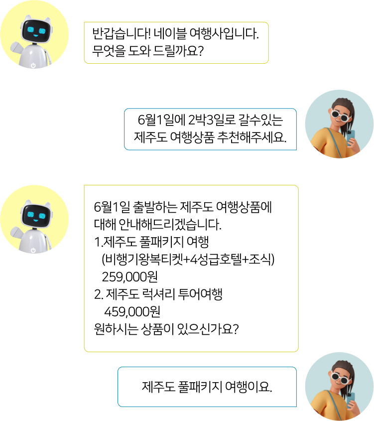 클라우드 환경의 컨택센터 및 AICC 서비스 즉시이용.(IVR, REC, CTI) 클라우드 이용은 추가 비용없이 네이블 AICC 서비스 구독료에 포함되어 사용. 시스템 설치 및 유지보수 비용 없음. 기 사용중인 예약 및 쇼핑몰 등 인프라와 연동지원.